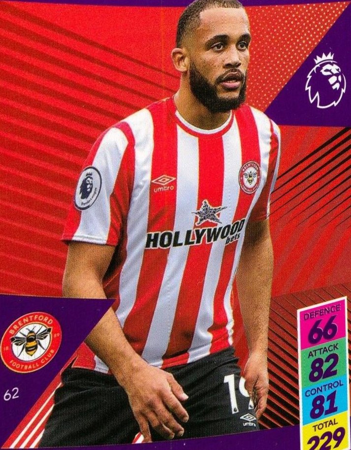 Bryan Mbeumo 2021 Panini Adrenalyn XL Premier League