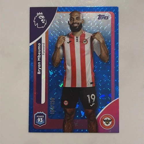 Bryan Mbeumo 2026 Topps Premier League Blue Diamond /150