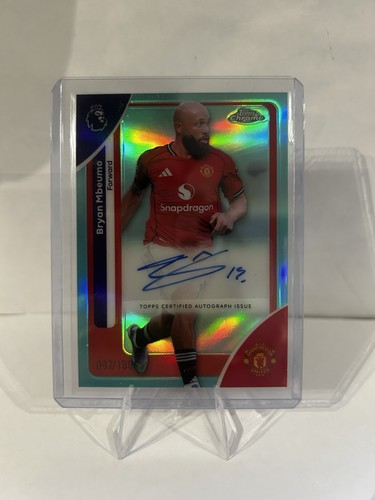 Bryan Mbeumo 2026 Topps Premier League Chrome Aqua Refractor /199