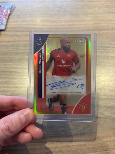 Bryan Mbeumo 2025 Topps Premier League Gold Refractor /50