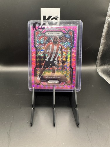 Bryan Mbeumo 2024 Panini Prizm Pink Mosaic Wave