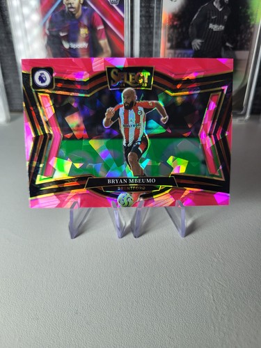 Bryan Mbeumo 2024 Panini Prizm Premier League Pink Cracked Ice
