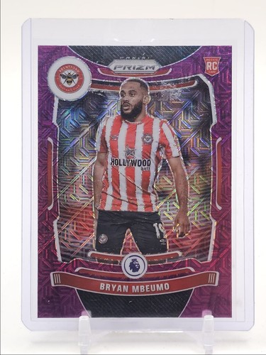 Bryan Mbeumo 2021 Panini Prizm Purple Mojo
