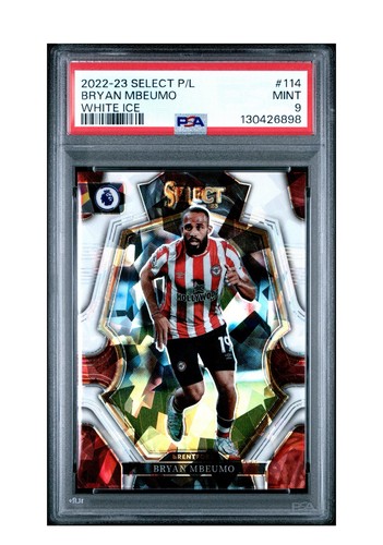 Bryan Mbeumo 2023 Panini Select White Ice /25