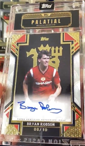 Bryan Robson 2026 Topps Palatial /10