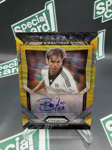 Bryan Ruiz 2020 Panini Prizm Gold Wave SSP