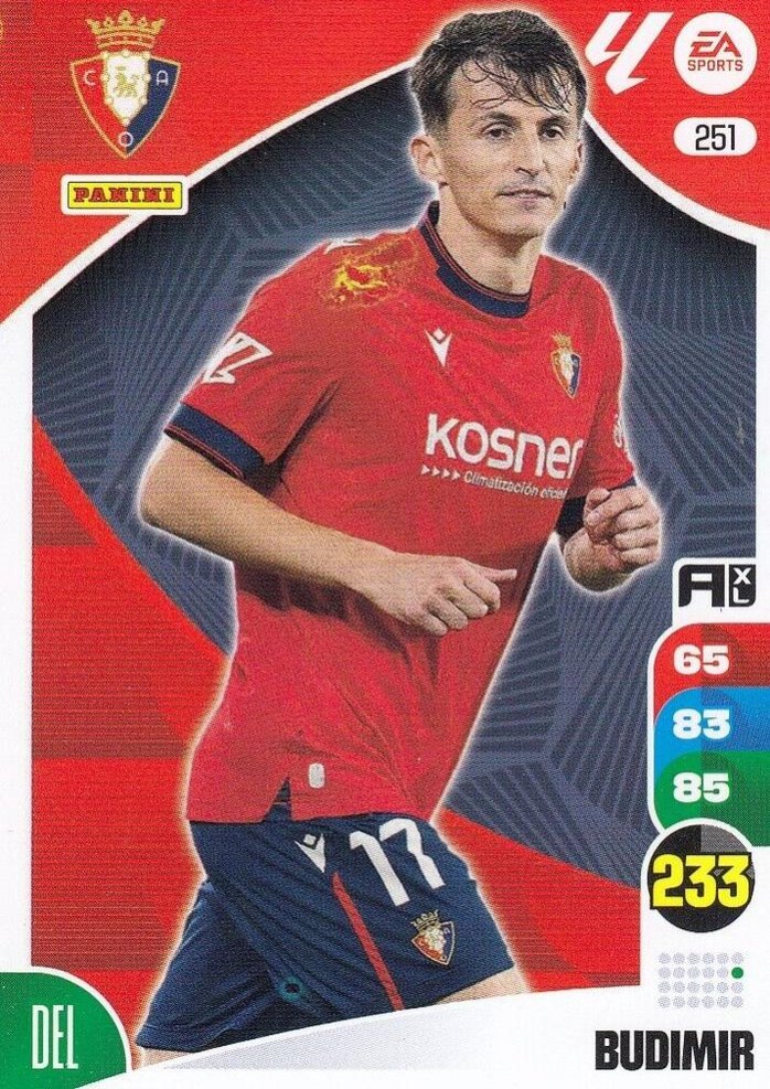 Budimir 2024 Panini Adrenalyn XL La Liga