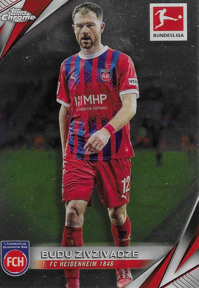 Budu Zivzivadze 2024 Topps Chrome Bundesliga