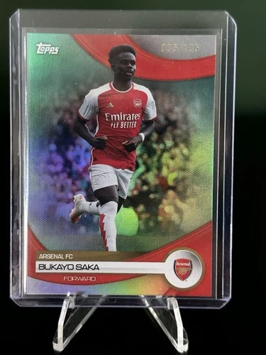 Bukayo Saka 2023 Topps Arsenal Team Set /125