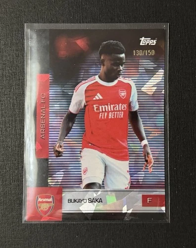 Bukayo Saka 2025 Topps Arsenal Team Set /150
