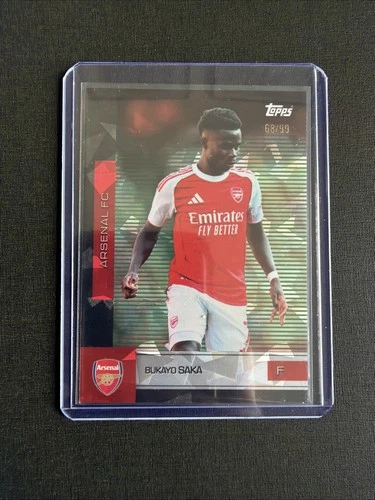 Bukayo Saka 2025 Topps Arsenal Team Set /99