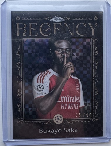 Bukayo Saka 2025 Topps Chrome /10