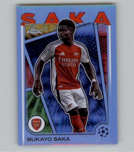 Bukayo Saka 2024 Topps Chrome