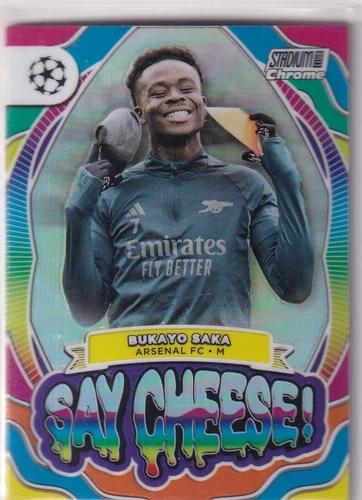 Bukayo Saka 2024 Topps Chrome