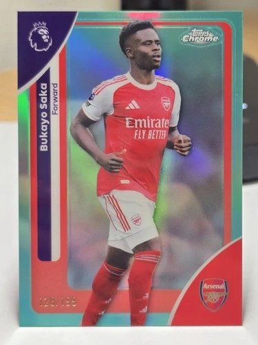 Bukayo Saka 2025 Topps Chrome /199