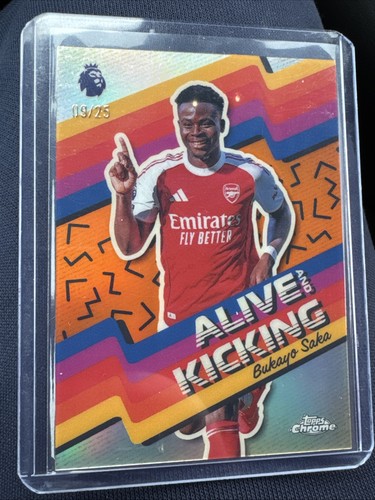 Bukayo Saka 2023 Topps Chrome /25