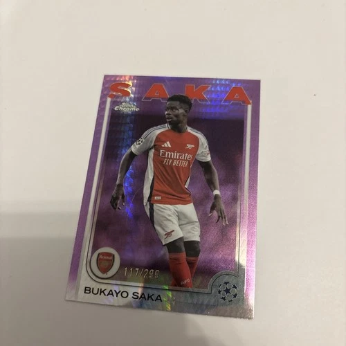 Bukayo Saka 2024 Topps Chrome /299