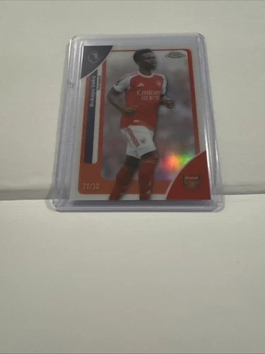 Bukayo Saka 2025 Topps Chrome /30
