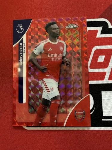 Bukayo Saka 2025 Topps Chrome /5