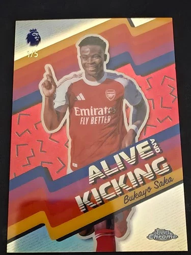 Bukayo Saka 2026 Topps Chrome /5