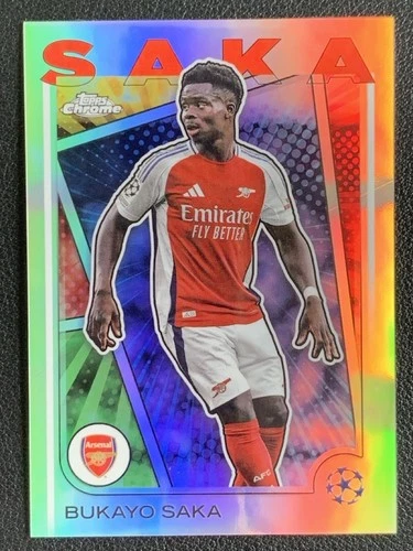 Bukayo Saka 2024 Topps Chrome #77