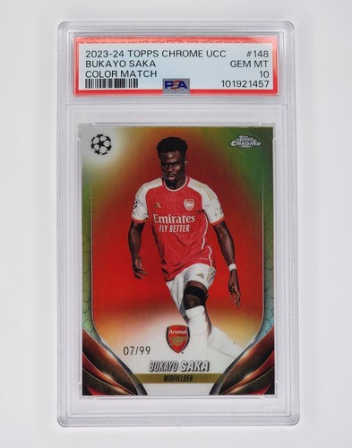 Bukayo Saka 2023 Topps Chrome /99