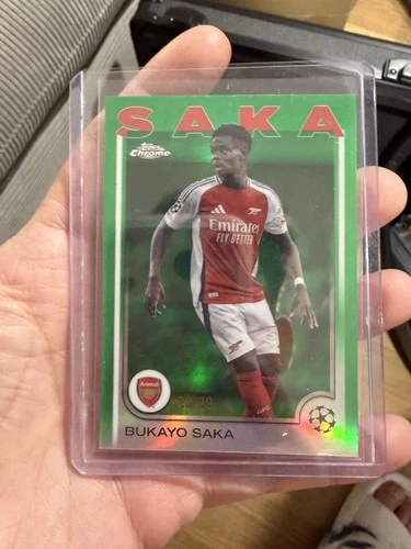 Bukayo Saka 2025 Topps Chrome /99