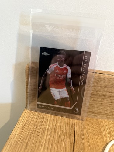 Bukayo Saka 2025 Topps Chrome Black Edge