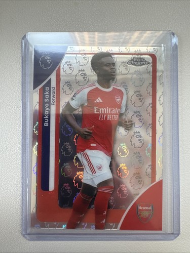 Bukayo Saka 2026 Topps Chrome Logofractor
