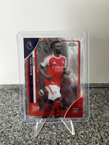 Bukayo Saka 2026 Topps Chrome Logofractor