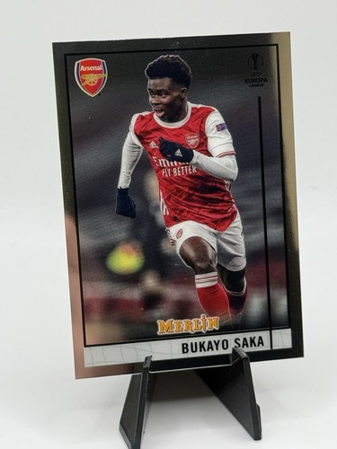 Bukayo Saka 2020 Topps Chrome Merlin