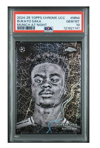 Bukayo Saka 2024 Topps Chrome Munich at Night