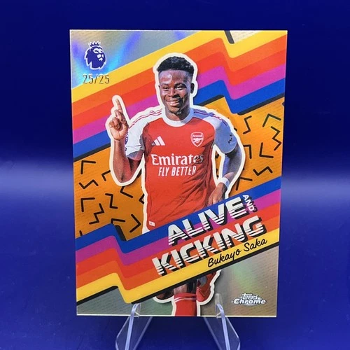 Bukayo Saka 2026 Topps Chrome Orange /25