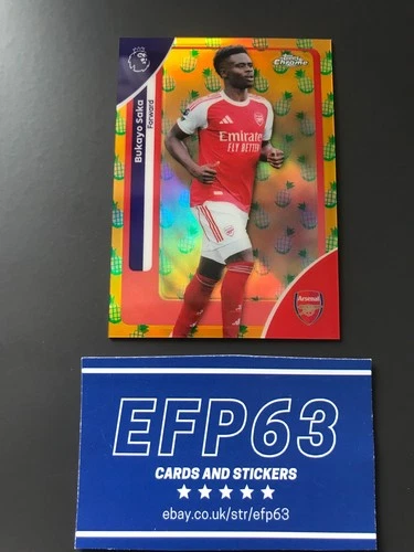 Bukayo Saka 2026 Topps Chrome Pineapple