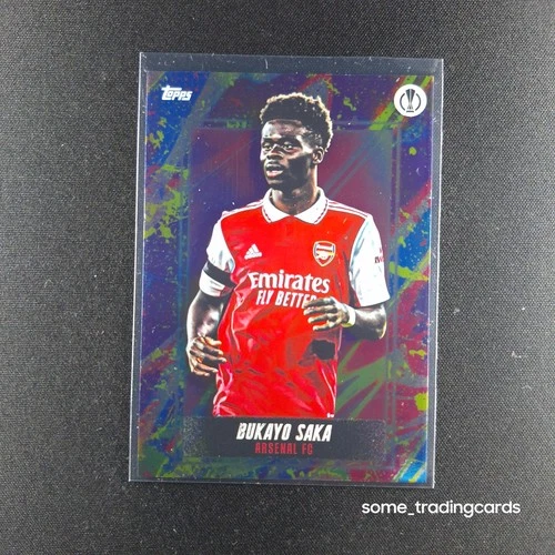 Bukayo Saka 2022 Topps Chrome Platinum