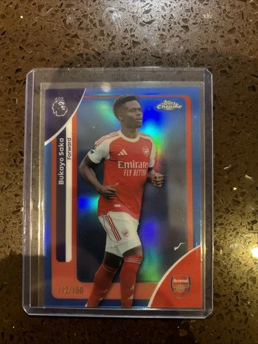 Bukayo Saka 2026 Topps Chrome Premier League /150