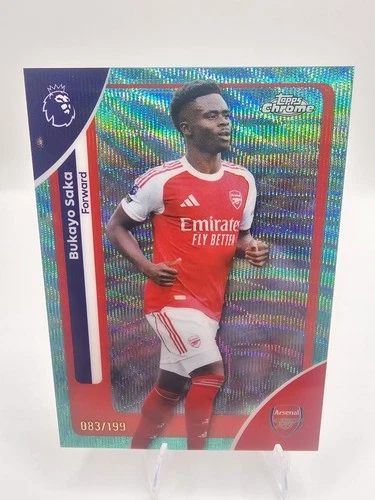 Bukayo Saka 2026 Topps Chrome Premier League /199