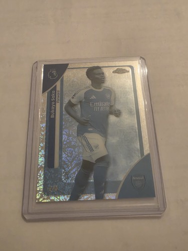 Bukayo Saka 2026 Topps Chrome Premier League Frozenfractor /5