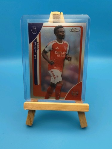 Bukayo Saka 2026 Topps Chrome Premier League Refractor