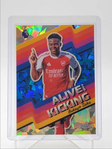 Bukayo Saka 2026 Topps Chrome Premier Sapphire