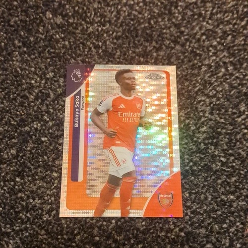 Bukayo Saka 2026 Topps Chrome Pulsar Refractor