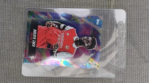 Bukayo Saka 2021 Topps Chrome Refractor