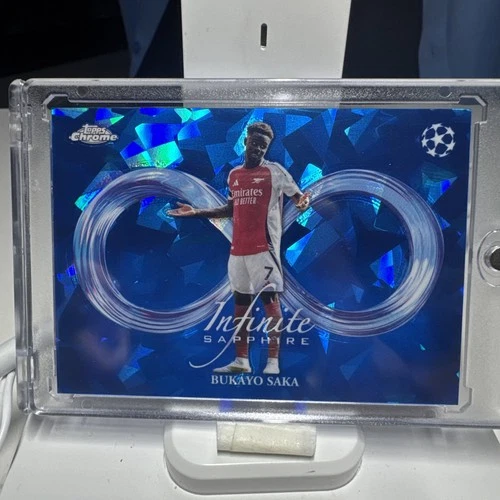Bukayo Saka 2024 Topps Chrome Sapphire