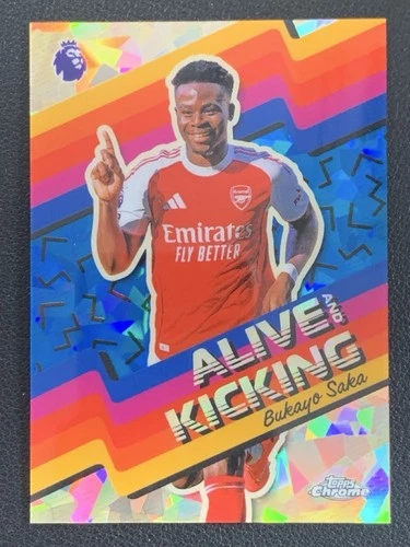 Bukayo Saka 2025 Topps Chrome Sapphire