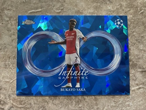 Bukayo Saka 2024 Topps Chrome Sapphire