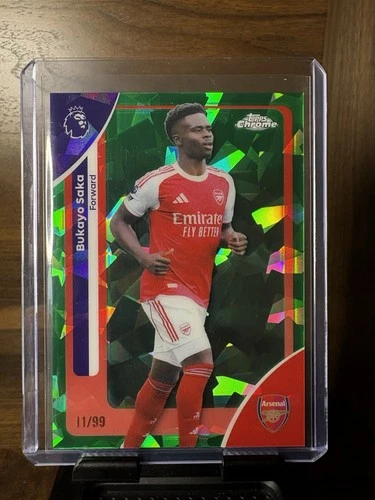 Bukayo Saka 2026 Topps Chrome Sapphire /99