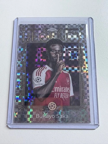 Bukayo Saka 2025 Topps Chrome UEFA Champions League