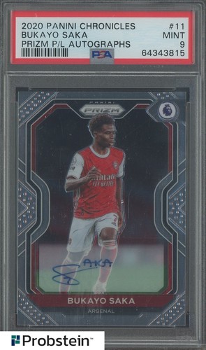 Bukayo Saka 2020 Panini Chronicles Prizm /265