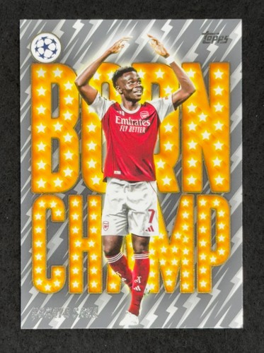 Bukayo Saka 2025 Topps Competiciones de Clubes UEFA