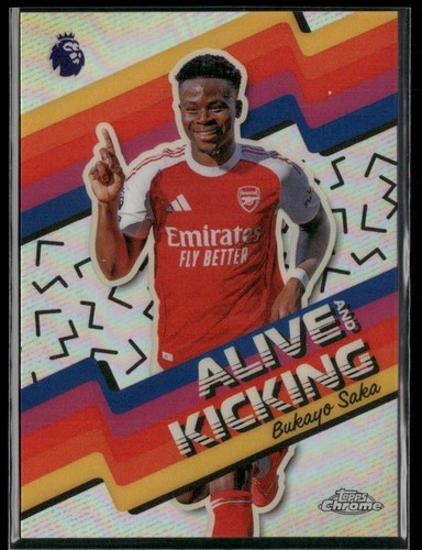 Bukayo Saka 2025 Topps Cromo Premier League Inglesa AK-16